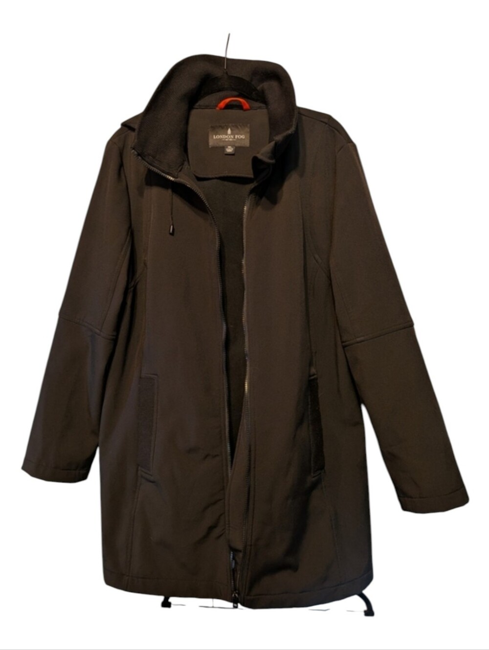 London Fog Black Men's Softshell Performance Coat| XL